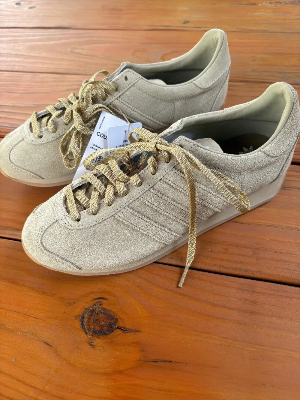 NWT Khaite x Adidas Country OG Men's Sneakers Size 7.5 Savanah Gum Suede Unisex